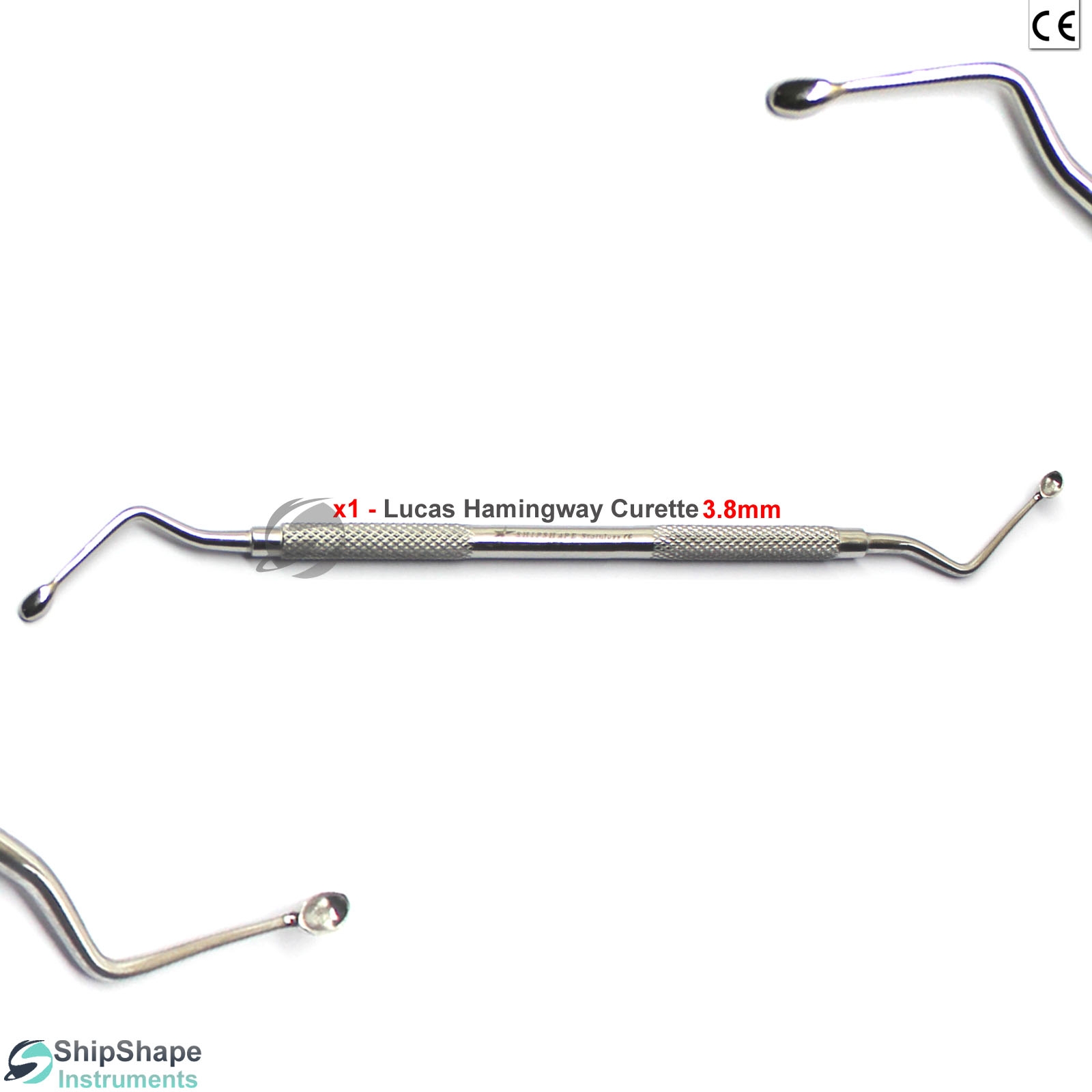 Dental Periodontal Lucas Bone Curette Hamingway Surgical Spoon Curettes Tooth Extraction Surgery Instruments-542 Dental Periodontal Lucas Bone Curette Hamingway Surgical Spoon Curettes Tooth Extraction Surgery Instruments-542