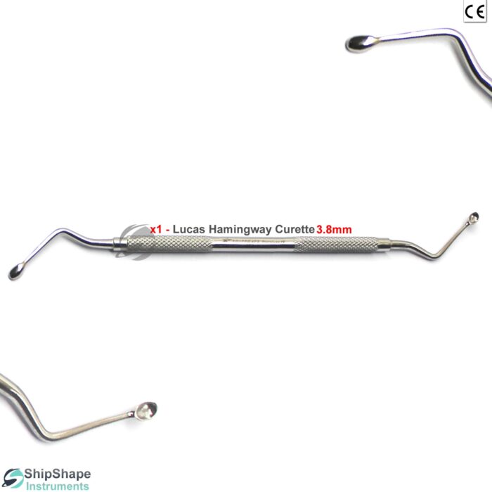 Dental Periodontal Lucas Bone Curette Hamingway Surgical Spoon Curettes Tooth Extraction Surgery Instruments-0
