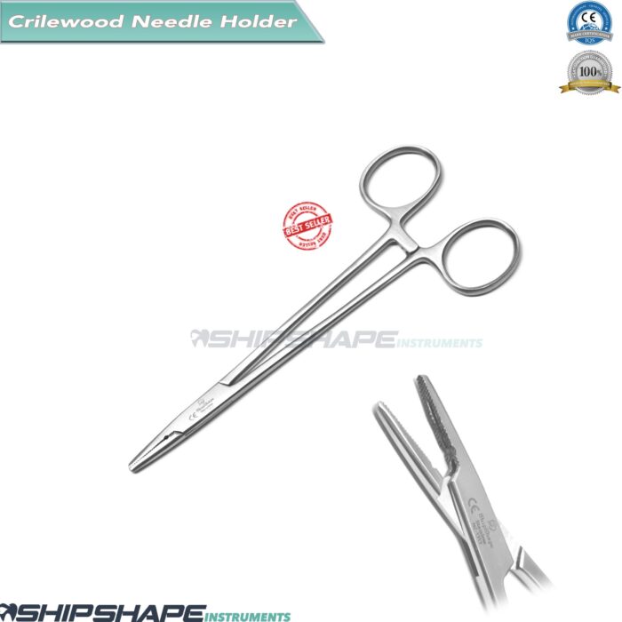 CrileWood Needle holder needle Driver 6" / Needle Holder dental surgical instruments-0