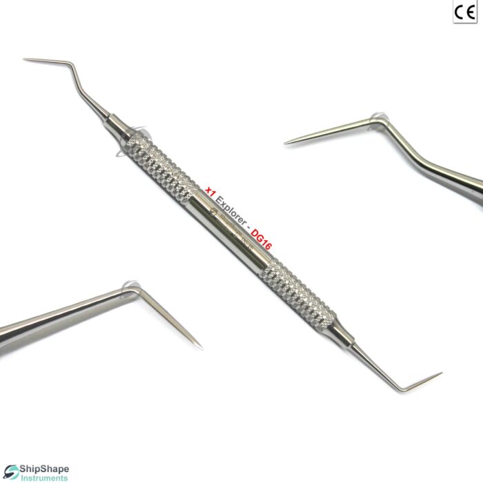 DENTAL Explorer DG-16 Probe Endo Diagnostic Hollow Handle Steel Instruments New-0