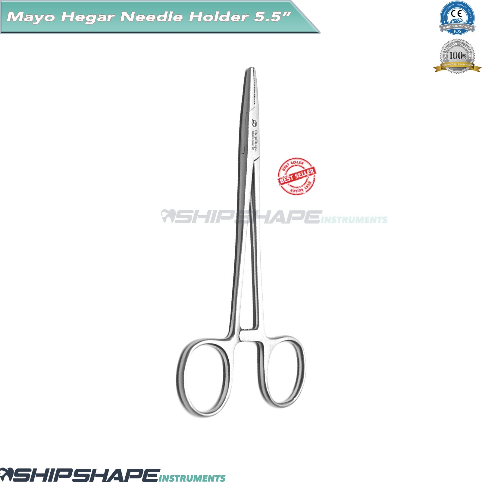 Mayo Hegar Dental Piercing Forceps Locking Surgical Needle Holder Clamps Pliers # NZ461R-2054 Mayo Hegar Dental Piercing Forceps Locking Surgical Needle Holder Clamps Pliers # NZ461R-2054