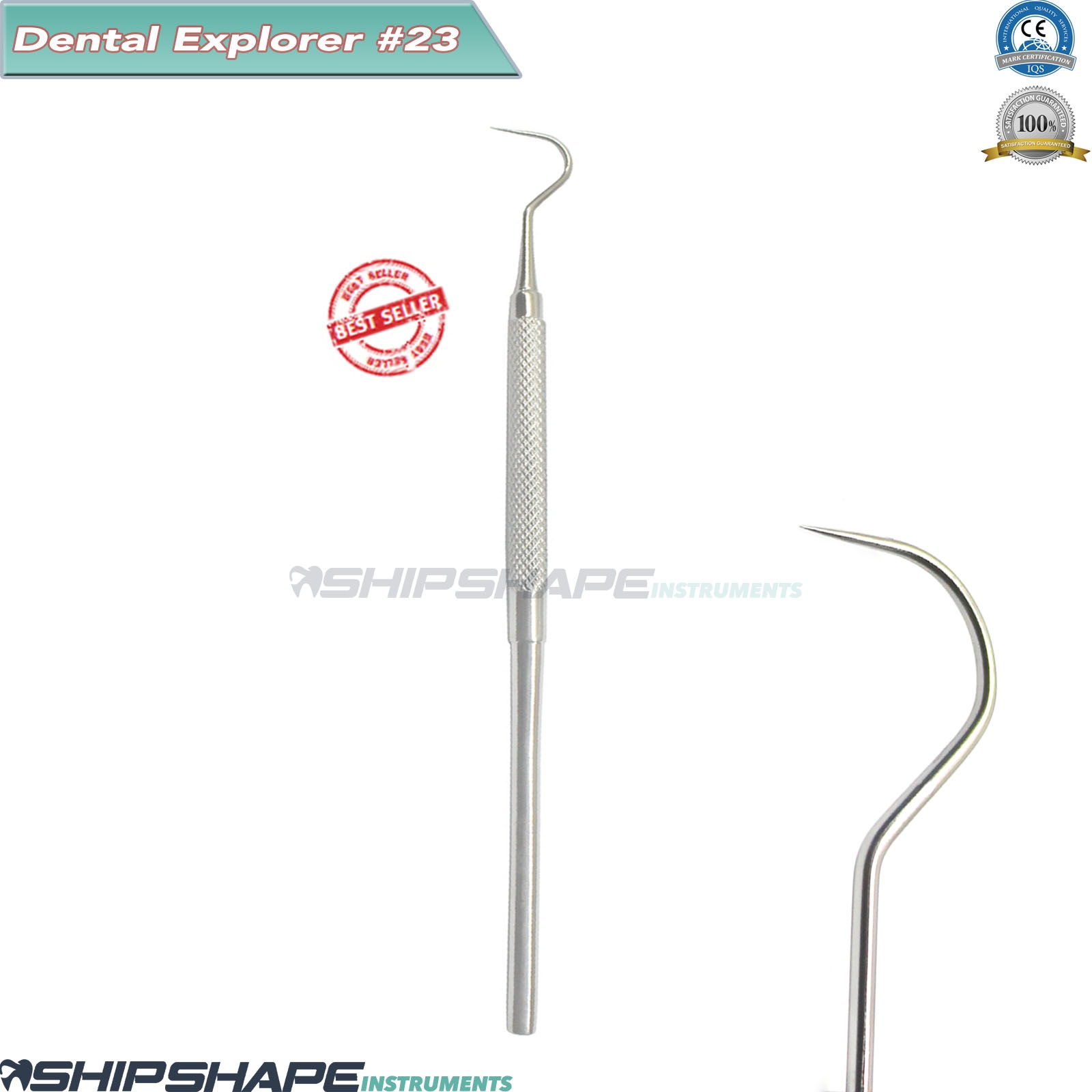 Dental Explorer 23 Probe 23 Hook Tartar Remover Periodontal Dentist Pick Tools Dental Instruments-0 Dental Explorer 23 Probe 23 Hook Tartar Remover Periodontal Dentist Pick Tools Dental Instruments-0