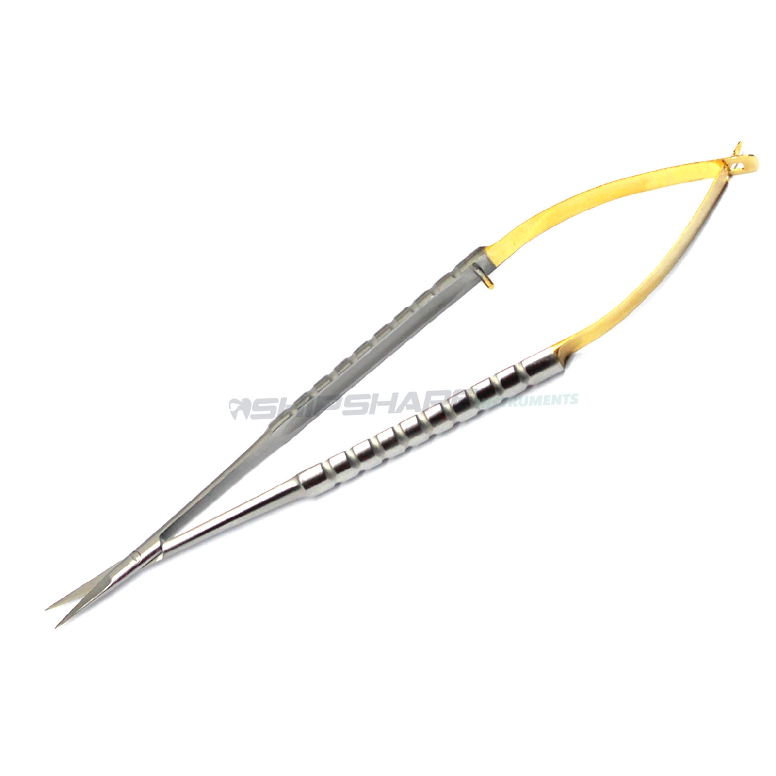 Castroviejo Scissors 5.5" Straight Stitch Cutting Embroidery Spring Action Extra Sharp TC Inserts-0 Castroviejo Scissors 5.5" Straight Stitch Cutting Embroidery Spring Action Extra Sharp TC Inserts-0