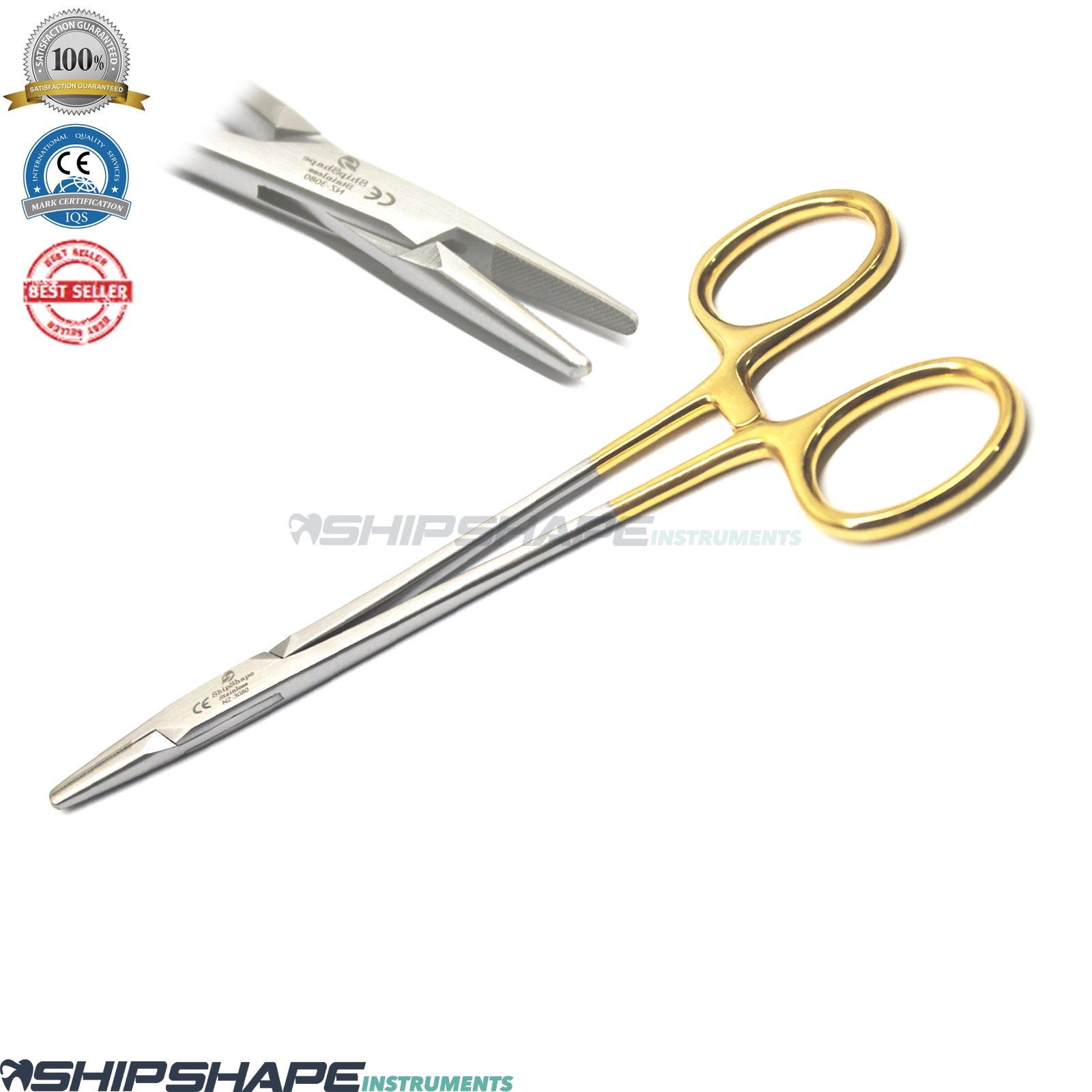 TC Mayo Hegar Needle holder 14cm Dental Orthodontic Stainless Steel Shipshape Instruments-0 TC Mayo Hegar Needle holder 14cm Dental Orthodontic Stainless Steel Shipshape Instruments-0