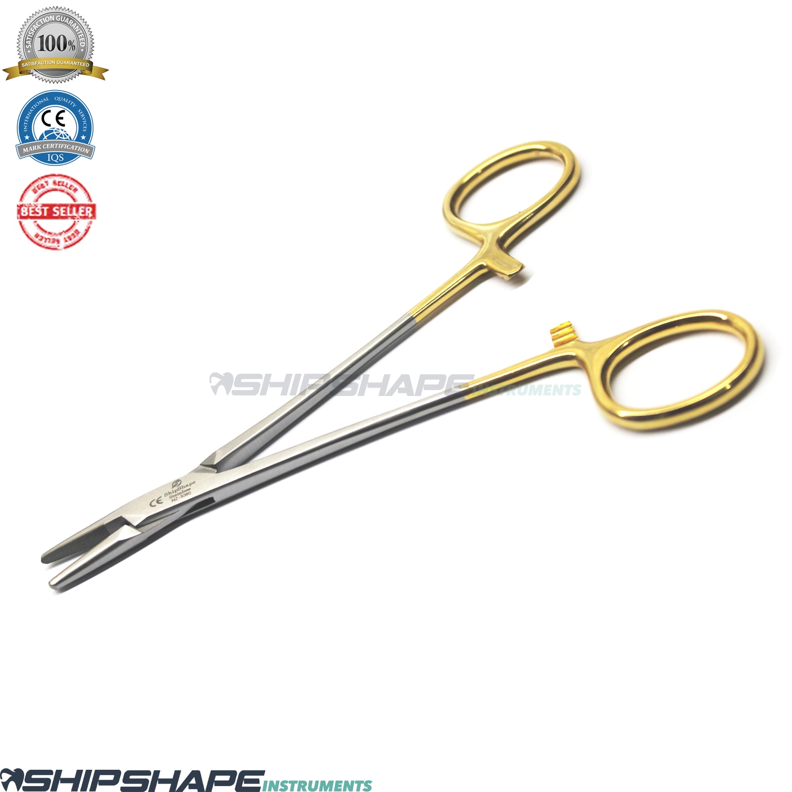 TC Mayo Hegar Needle holder 14cm Dental Orthodontic Stainless Steel Shipshape Instruments-2048 TC Mayo Hegar Needle holder 14cm Dental Orthodontic Stainless Steel Shipshape Instruments-2048