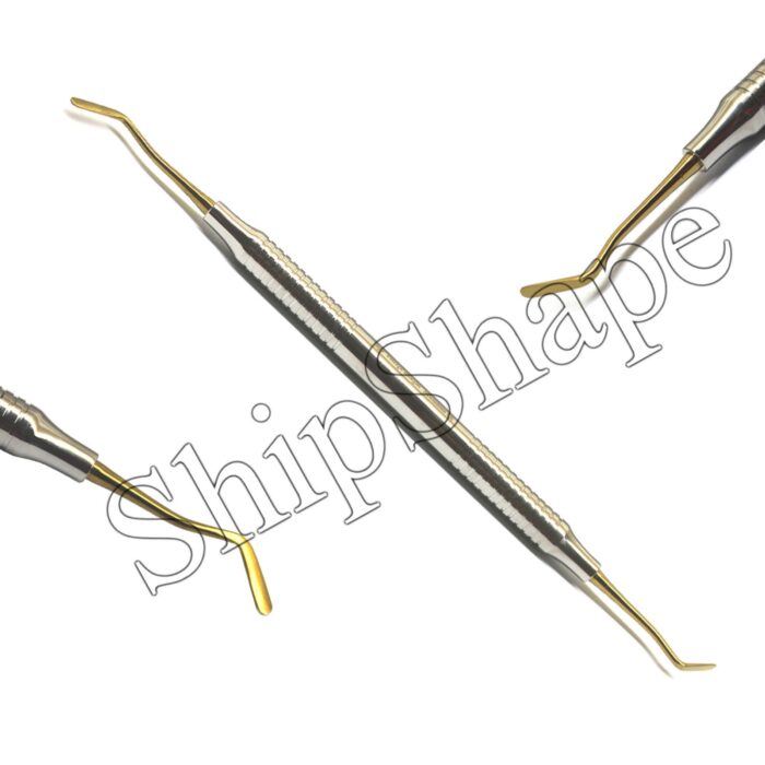 Dental Composite Filling Restoration Procedure Instruments Titanium Coated Gold Tips 2.5mm Dentist Instruments -0