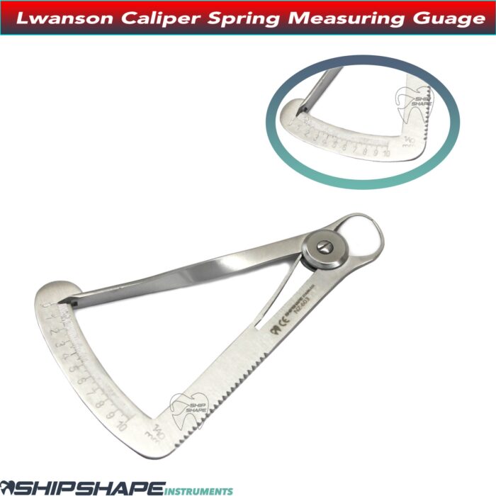 Lawson Crown Gauge , German SS* Excellent Quality Dental Instruments Lwason Gauge Measuring Spring Lawnson Guages-0