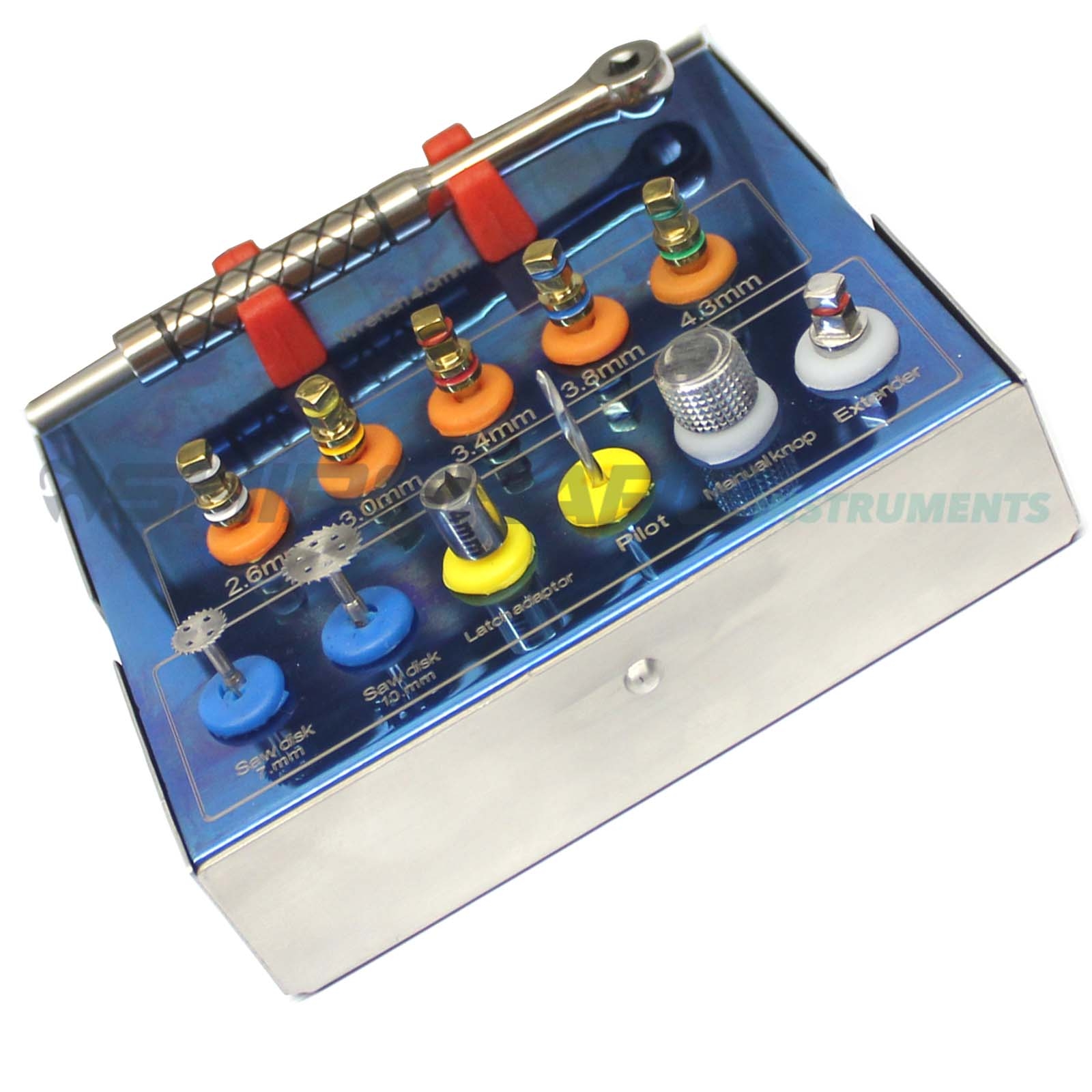 Bone Expander Kits Saw Disk Trephine Drills Dental Implants Surgical Instruments-1941 Bone Expander Kits Saw Disk Trephine Drills Dental Implants Surgical Instruments-1941