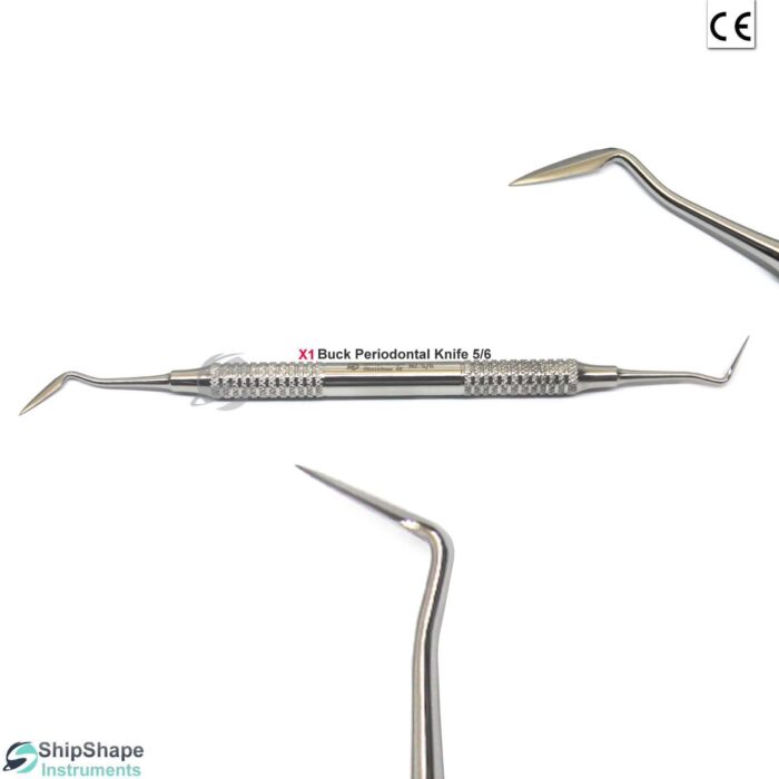 5/6 Buck Periodontal Knife Recontour Soft Tissue Surgical Detal Gingival Knives-0