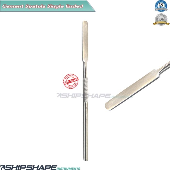 Cement Spatula Amalgam Mixing Single Ended Steel Spatula NZC24R | Shipshape Instruments-0