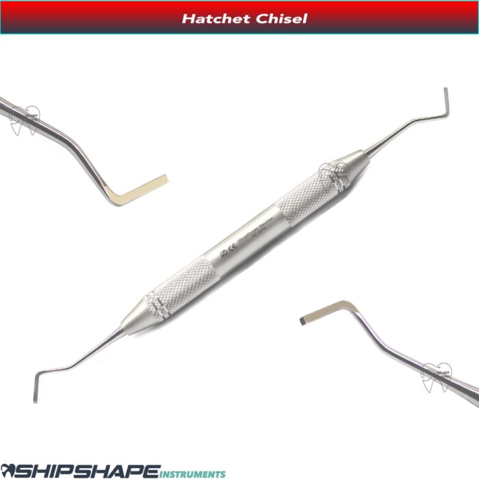 HATCHET DENTAL CHISELS HATCHET 15/16 Hollow Handle Restorative Cutting Instruments CE Chisel-0