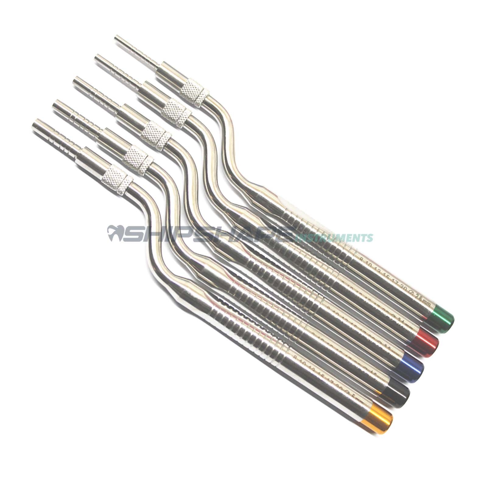 Sinus Lift Osteotomes Kit Off Set Concave Tip Implant Bone Prepration Instruments-1555 Sinus Lift Osteotomes Kit Off Set Concave Tip Implant Bone Prepration Instruments-1555