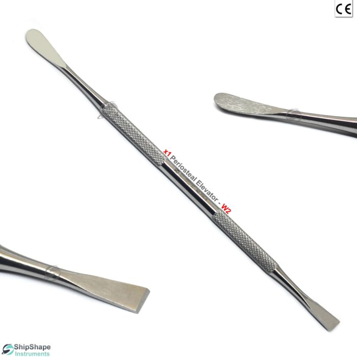 West W2 Periosteal Elevator Double Ended Dental Surgical Hand Instruments-0