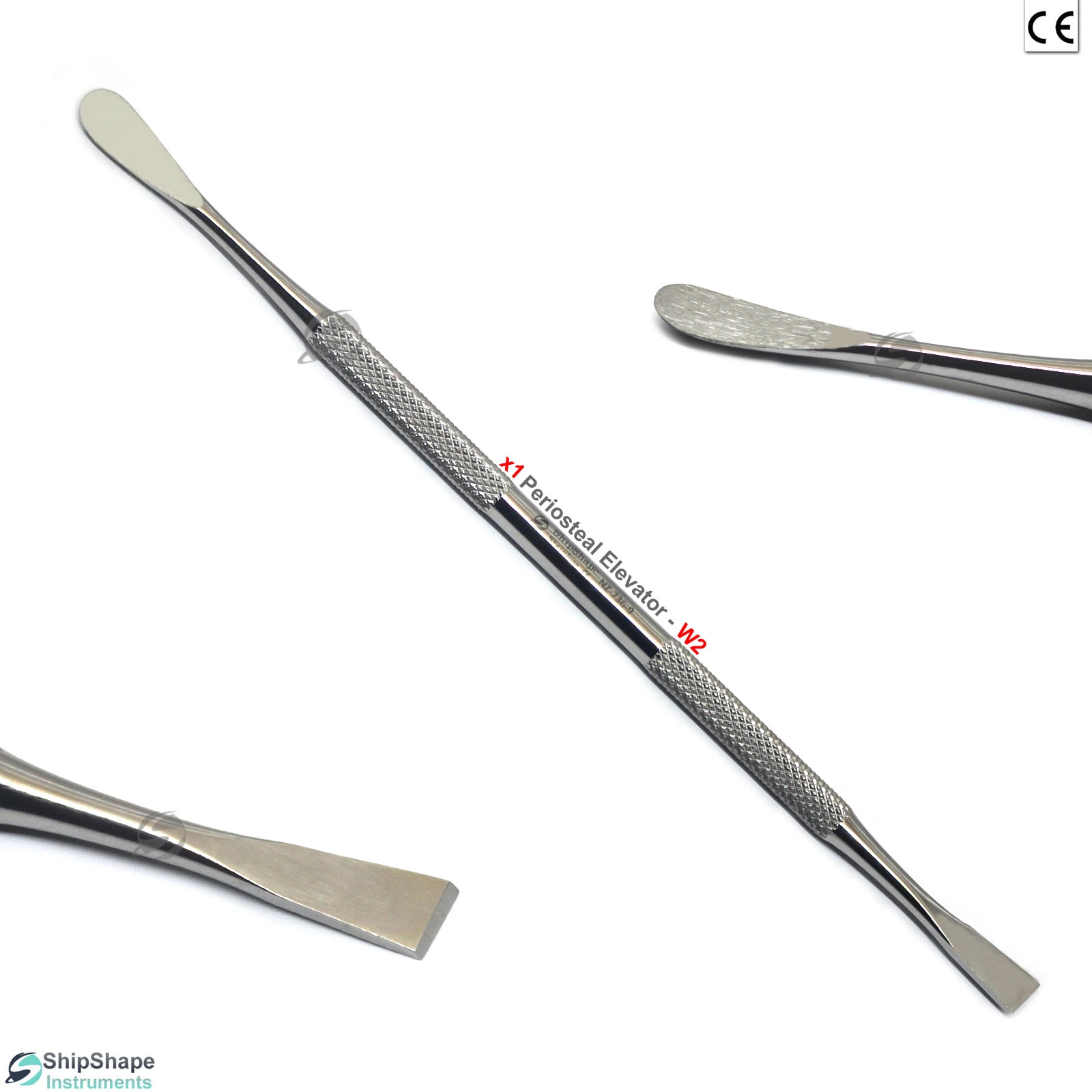 West W2 Periosteal Elevator Double Ended Dental Surgical Hand Instruments-0 West W2 Periosteal Elevator Double Ended Dental Surgical Hand Instruments-0