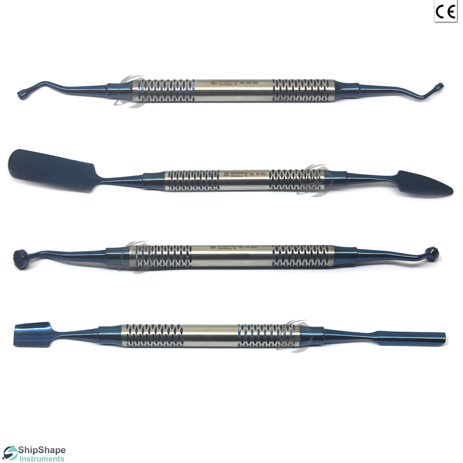 Dental Implant PRF Instruments Surgical Surgery Compactor Carrier Kit - Titaium Coated 4Pcs-0 Dental Implant PRF Instruments Surgical Surgery Compactor Carrier Kit - Titaium Coated 4Pcs-0