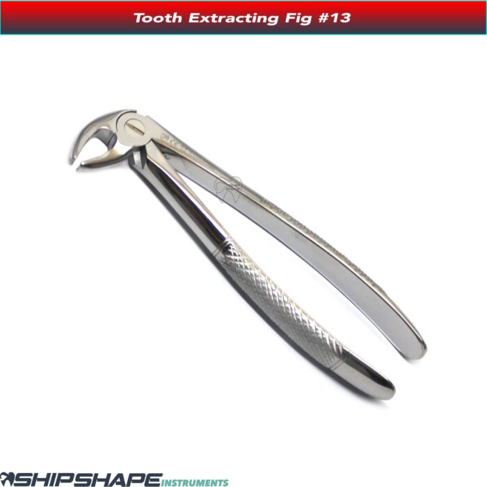 Tooth Extracting Forceps #13 For Lower Premolars Stainless Steel Dental Hand Instruments Extraction Forcep Fig No. 13-0