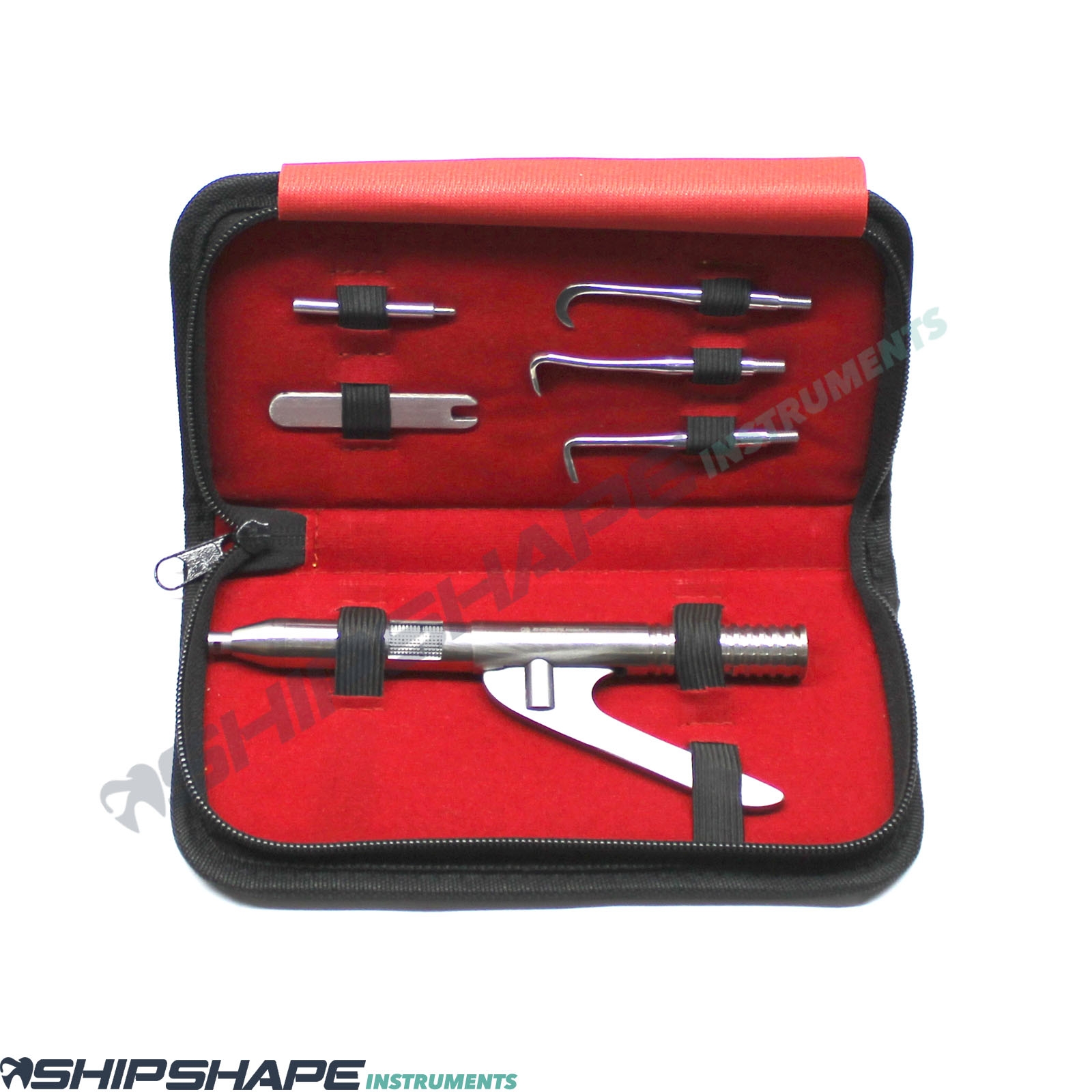 Dental Automatic Crown Remover Gun Tool Kit Crowns Removal Tool Lab Instrument NZ941 (with 5 attachments)-1081 Dental Automatic Crown Remover Gun Tool Kit Crowns Removal Tool Lab Instrument NZ941 (with 5 attachments)-1081