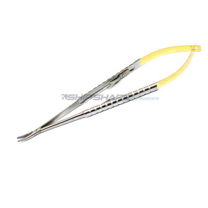 Castroviejo Needle Holder Curved TC Inserts SURGICAL Surgery INSTRUMENTS-0
