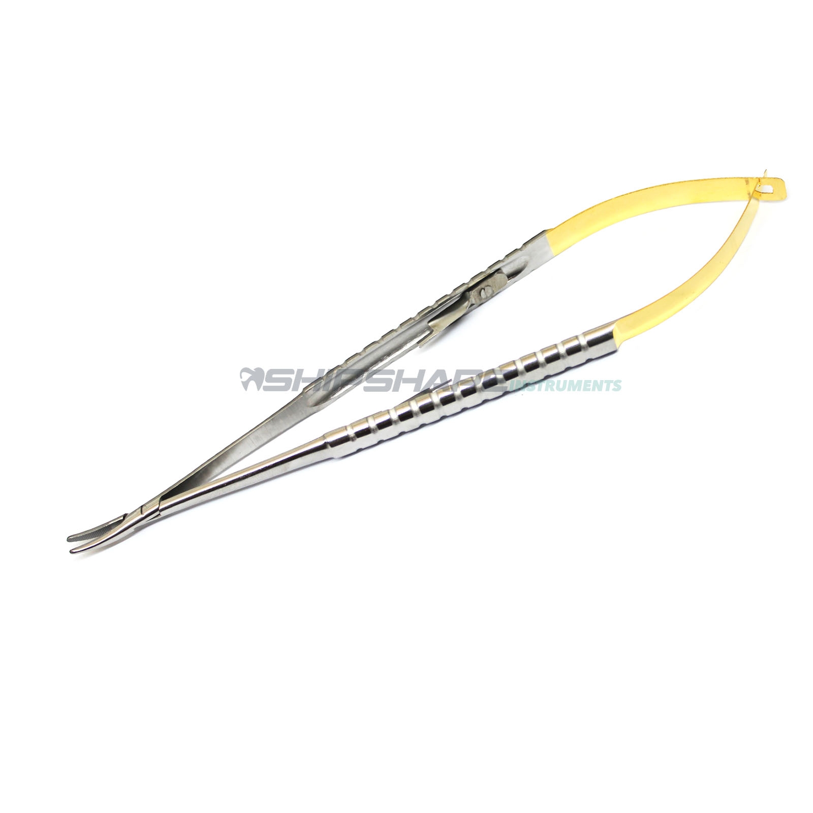 Castroviejo Needle Holder Curved TC Inserts SURGICAL Surgery INSTRUMENTS-0 Castroviejo Needle Holder Curved TC Inserts SURGICAL Surgery INSTRUMENTS-0