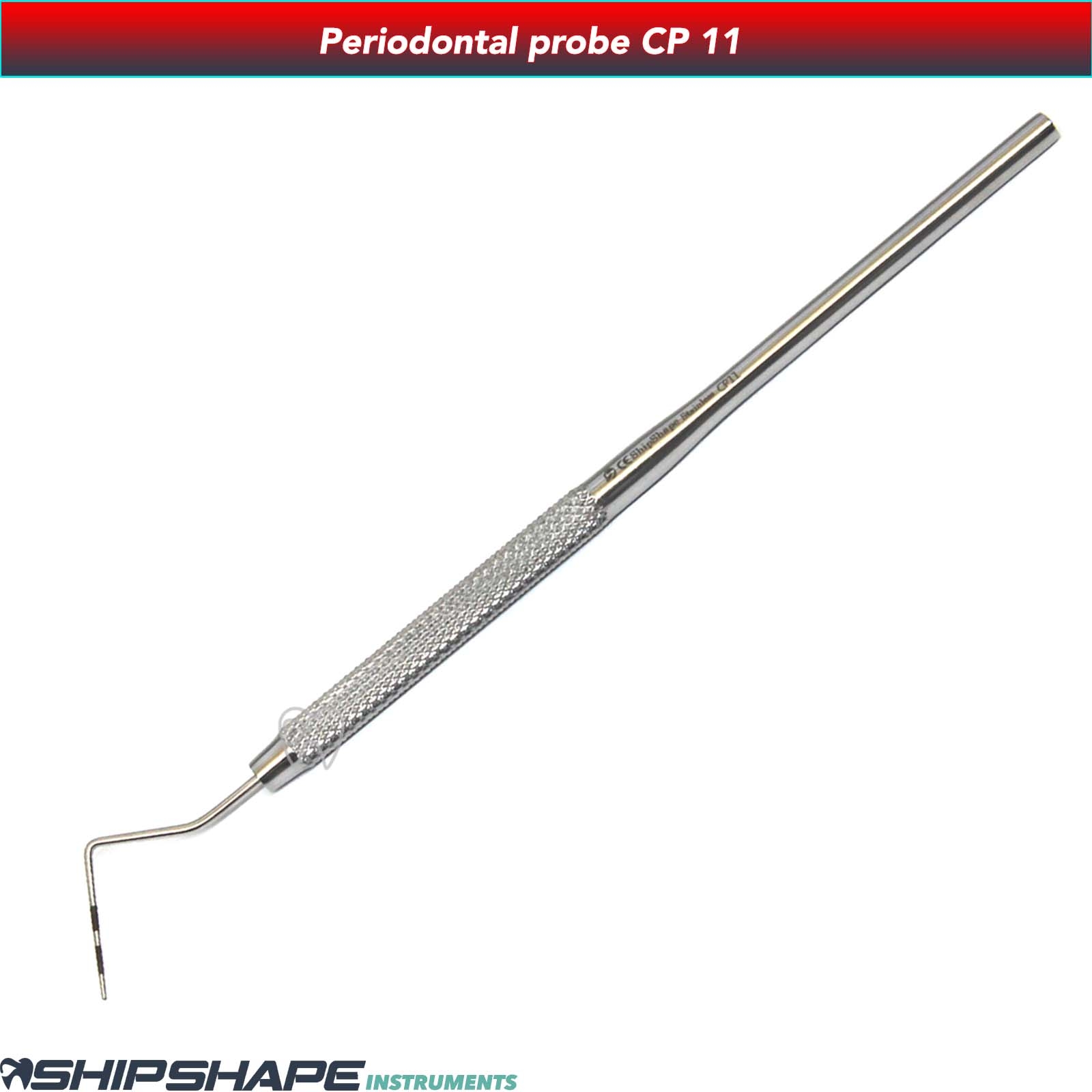 Periodontal Probe CP11 Colour Coated Screening Probes | Code# NZ80-106-CP11-1355 Periodontal Probe CP11 Colour Coated Screening Probes | Code# NZ80-106-CP11-1355