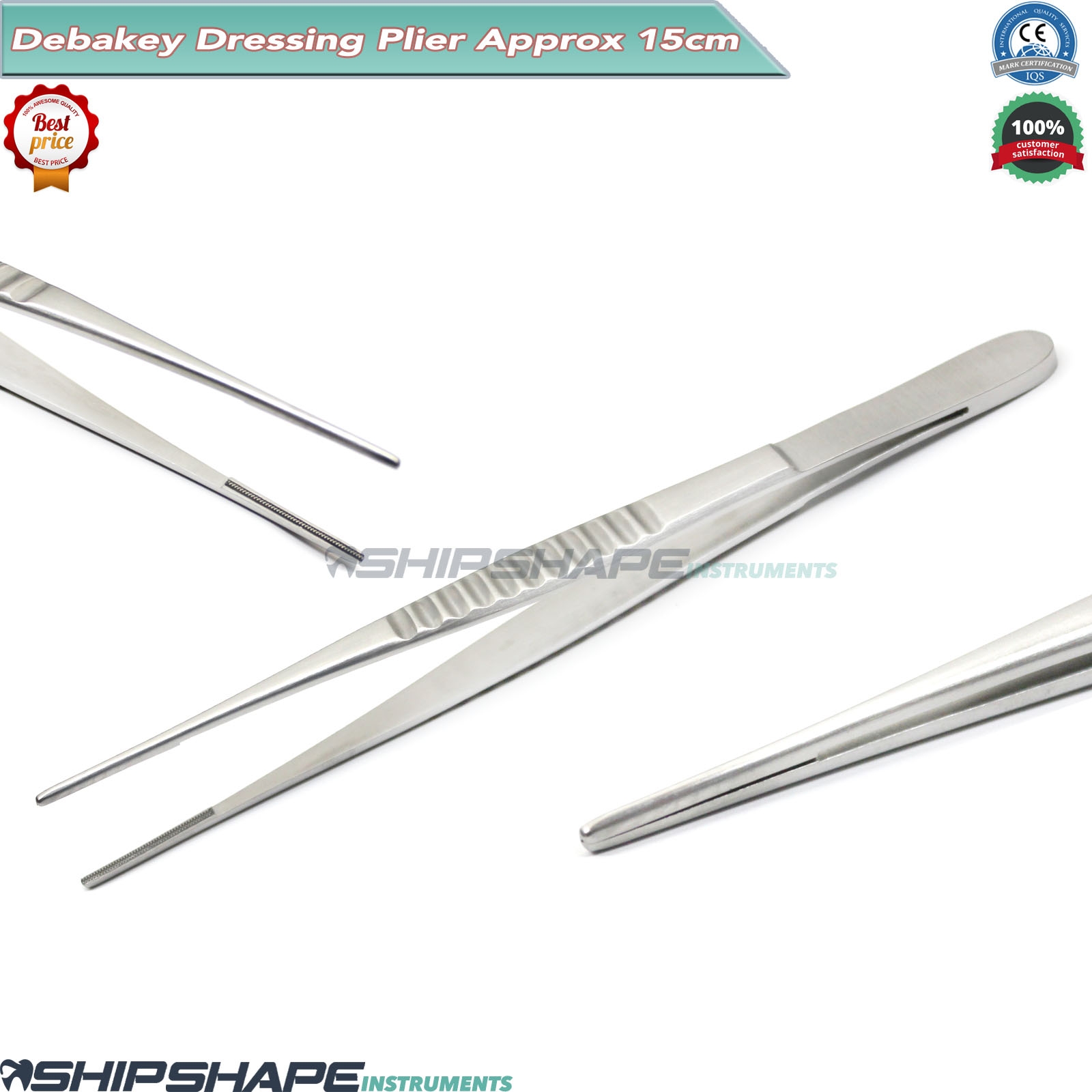 Debakey Forcep Stainless Steel Metallic Grey Trugrip Debakey Forceps, Plier, Tweezer-1916 Debakey Forcep Stainless Steel Metallic Grey Trugrip Debakey Forceps, Plier, Tweezer-1916