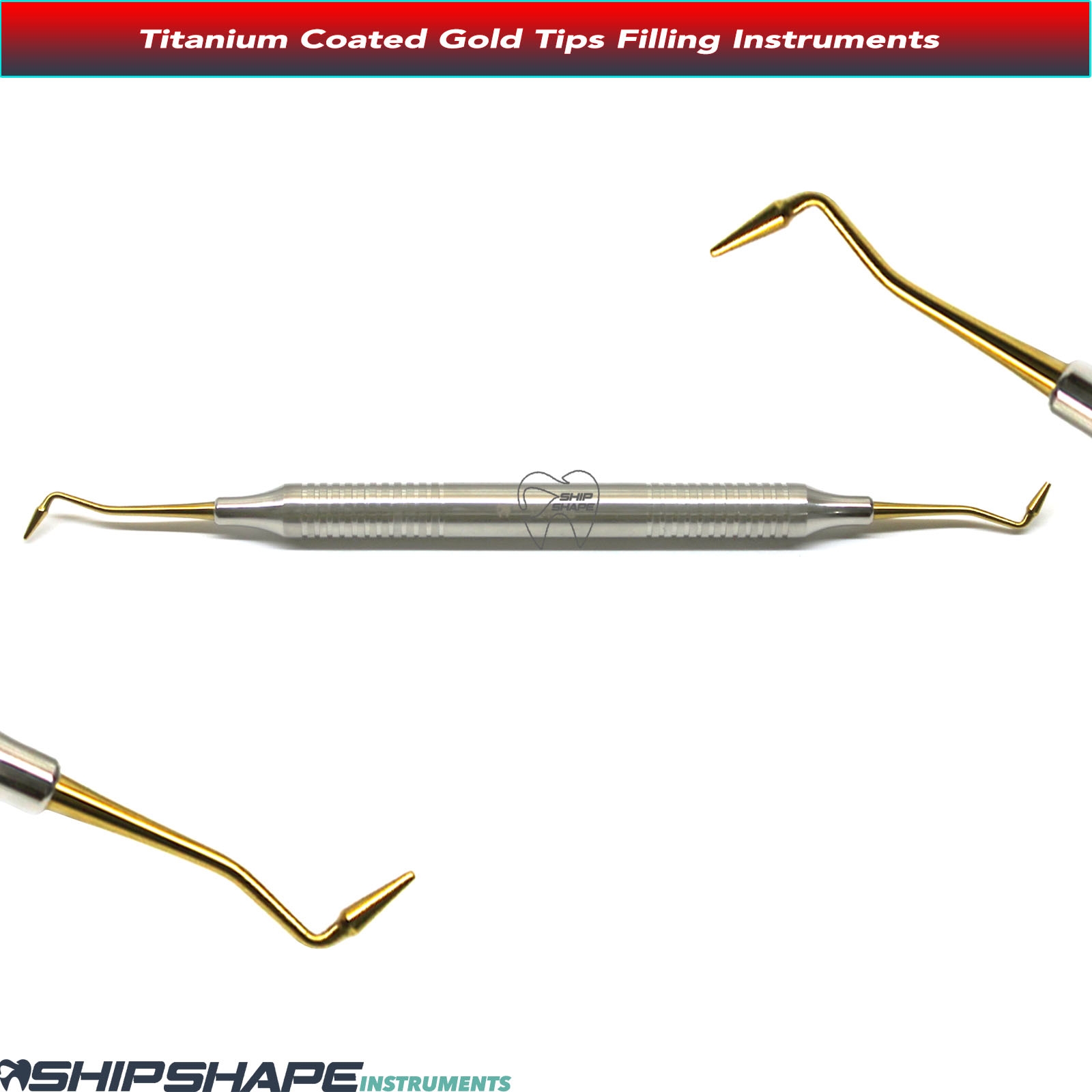Dental Composite-amalgam-Filling-Instruments -Spatula Steel Scaler Golden titanium Coated by Shipshape Instruments-0 Dental Composite-amalgam-Filling-Instruments -Spatula Steel Scaler Golden titanium Coated by Shipshape Instruments-0