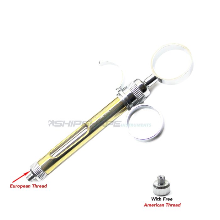 Dental Cartridge Syringe Aspirating Dentistry Surgical Instruments 1.8 ml Titanium Coated-0