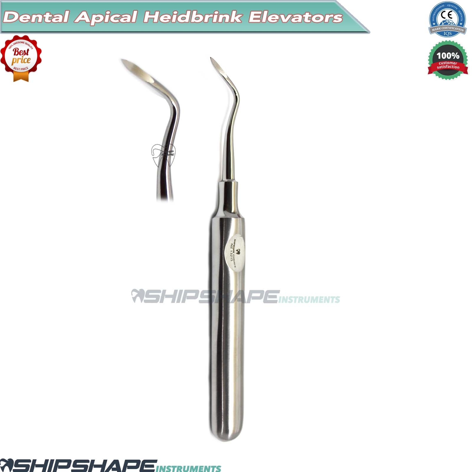 Dental Oral Surgery Heidbrink Root Tip Elevators Right, Left, Straight Proximetter Set of (3 Pieces)-1869 Dental Oral Surgery Heidbrink Root Tip Elevators Right, Left, Straight Proximetter Set of (3 Pieces)-1869
