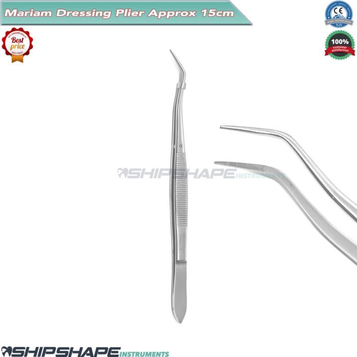 Dental Diagnostic Mariam Tweezer 16cm Stainless Steel Dental Meriam Tweezers-0