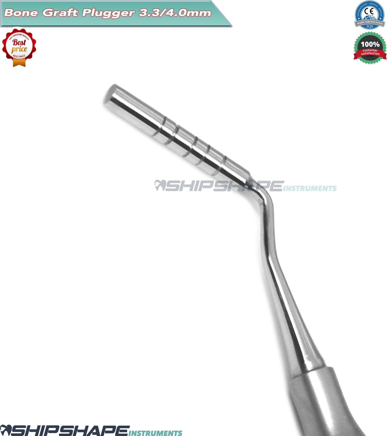 Bone Graft Plugger 3.3mm 4.0mm Grafting Plugger Surgical Implant Instruments Hight Quality Dental Instruments-1748 Bone Graft Plugger 3.3mm 4.0mm Grafting Plugger Surgical Implant Instruments Hight Quality Dental Instruments-1748