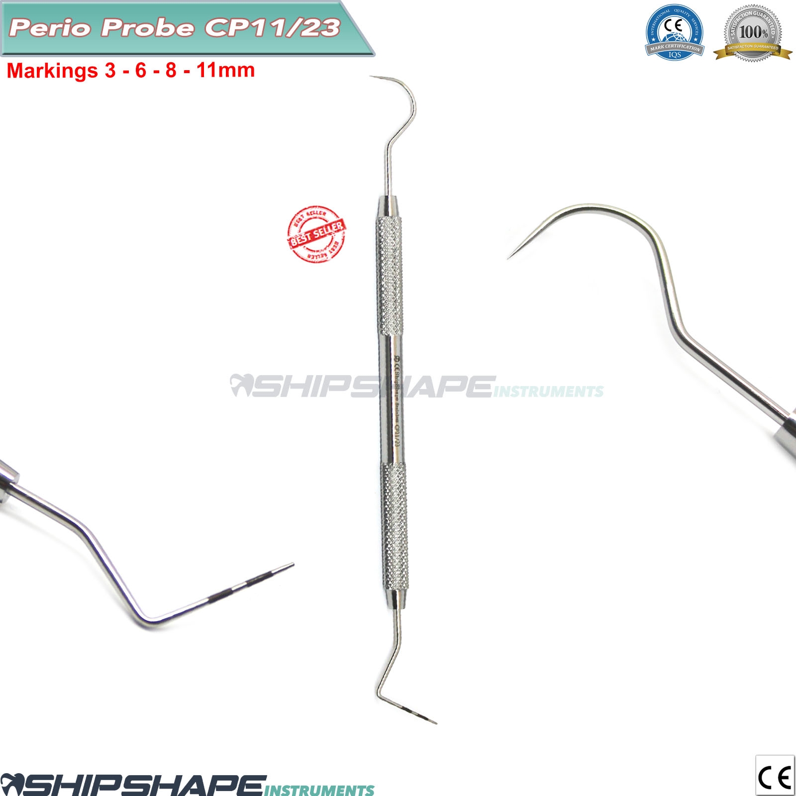 Probe CP11/23 Double Ended Periodontal Probes | Shipshape Instruments-0 Probe CP11/23 Double Ended Periodontal Probes | Shipshape Instruments-0