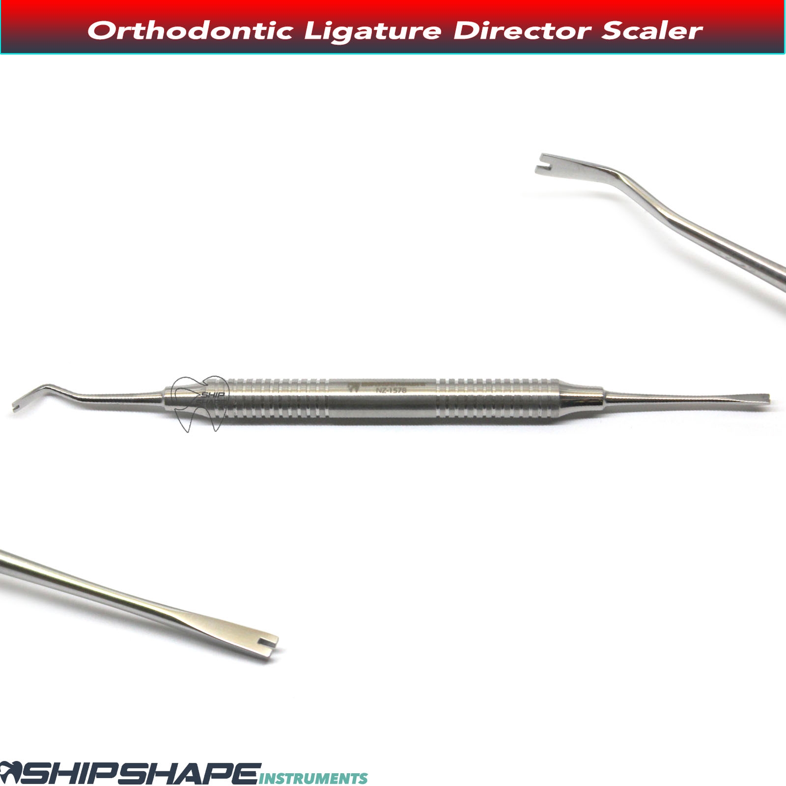 Orthodontic Ligature Director Scaler Double Ended Orthodontic Tool | Shipshape Insturments-1467 Orthodontic Ligature Director Scaler Double Ended Orthodontic Tool | Shipshape Insturments-1467