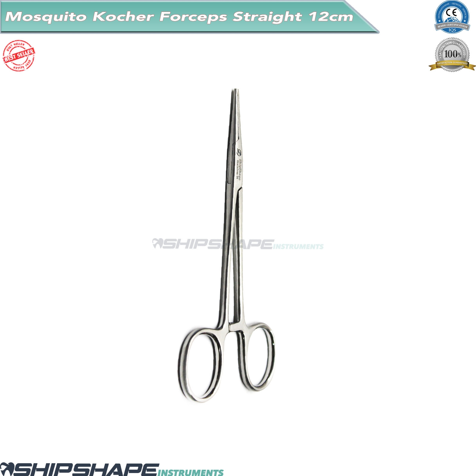 Artery Mosquito Kocher Forceps Straight - Mosquito Kocher 0044392-439 | Shipshape Instruments-1634 Artery Mosquito Kocher Forceps Straight - Mosquito Kocher 0044392-439 | Shipshape Instruments-1634