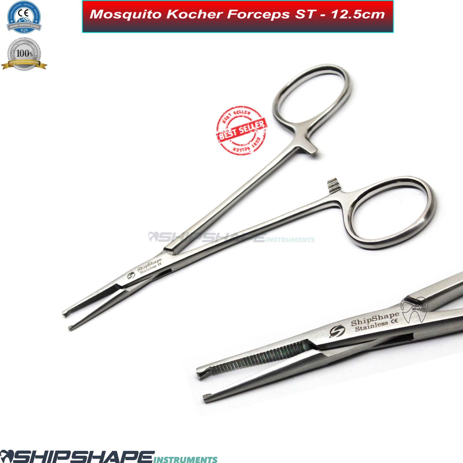Artery Mosquito Kocher Forceps Straight - Mosquito Kocher 0044392-439 | Shipshape Instruments-2062 Artery Mosquito Kocher Forceps Straight - Mosquito Kocher 0044392-439 | Shipshape Instruments-2062