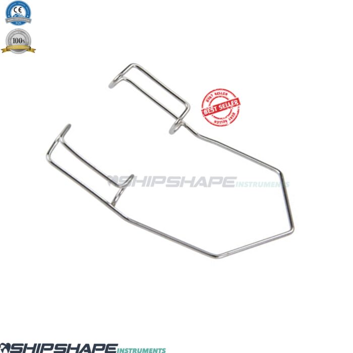 Barraquer Eye Speculum Wire Fenestrated Blades Curved Ophthalmic Eye Instrument | shipshape instruments-0