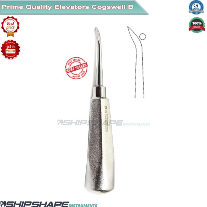Cogswell B Root Tip Elevators Dental Oral Surgery Special Round Point Elevator | Shipshape Instruments-0