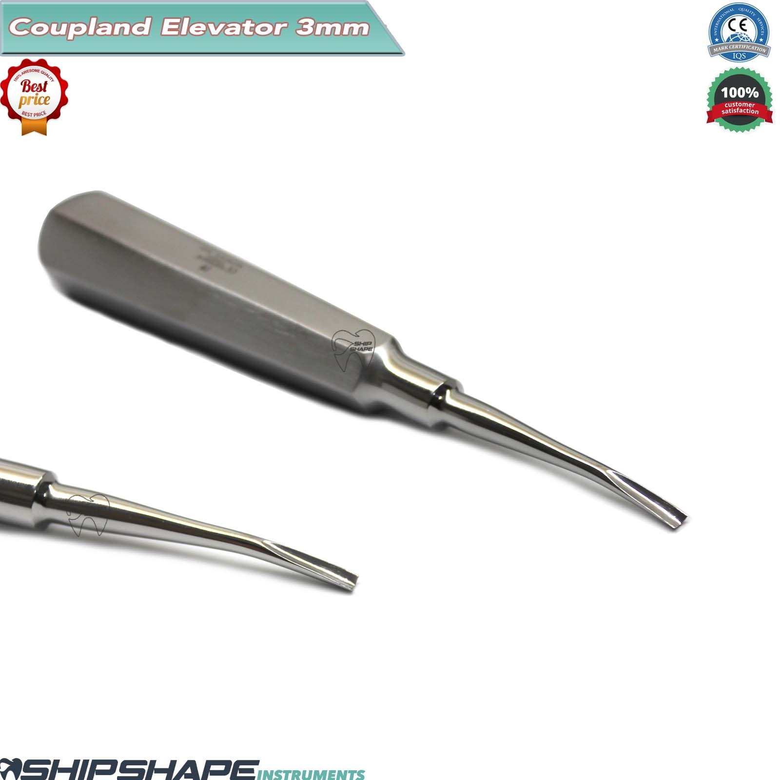 Dental Elevators Coupland Extracting Surgical Elevator 3mm Straight Implant Instruments | Luxator Elevator Proximetter-0 Dental Elevators Coupland Extracting Surgical Elevator 3mm Straight Implant Instruments | Luxator Elevator Proximetter-0