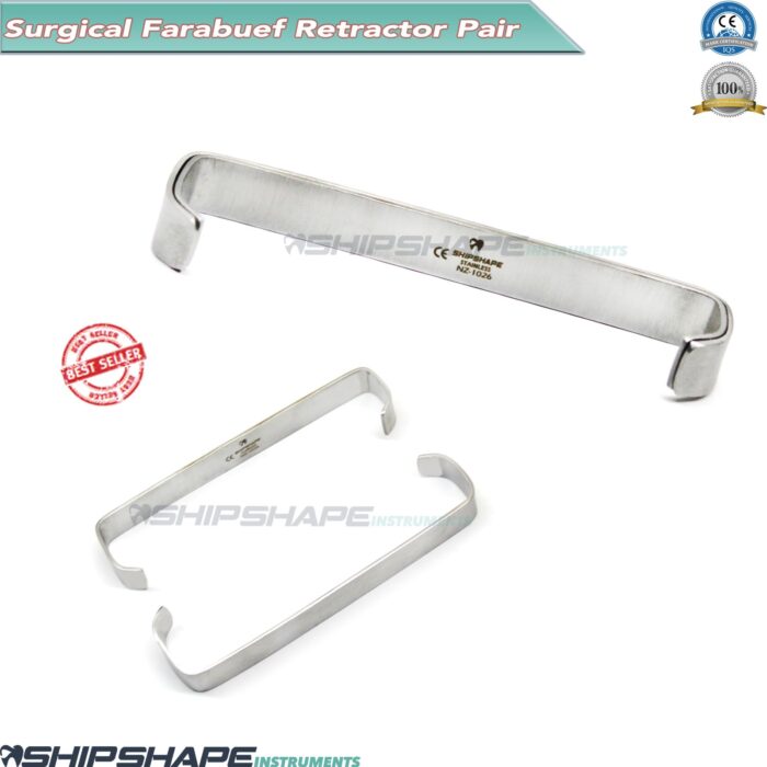 Dental Farabeuf Retractor Twins Set Cheek 12cm Veterinary Surgical Instruments | shipshapeins.com-0