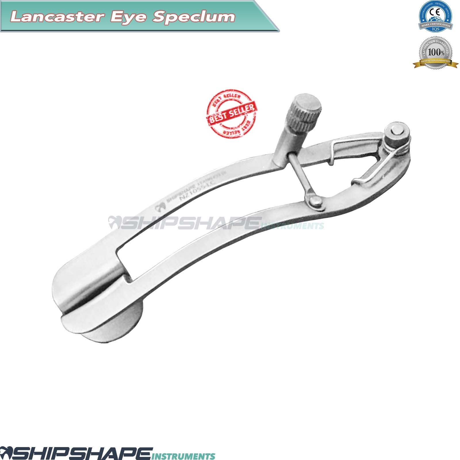 LANCASTER EYE LID SPECULUM 3,25" RETRACTOR OPHTHALMOLOGY SURGICAL ENT VETERINARY 1055LC-0 LANCASTER EYE LID SPECULUM 3,25" RETRACTOR OPHTHALMOLOGY SURGICAL ENT VETERINARY 1055LC-0