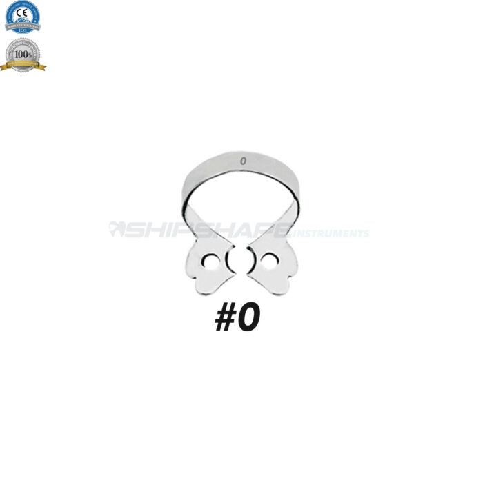 Rubber Dam Clamp #0 Dental Brinker Clamps Tissue Retractors Universal Bicuspids-0