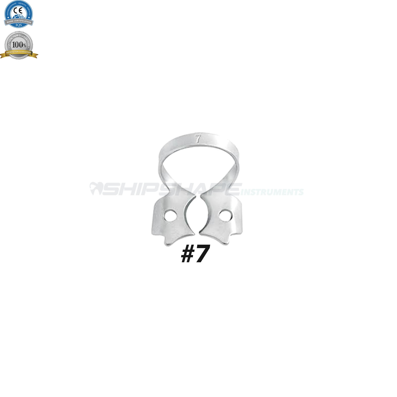 SSI Dental Rubber Dam CLAMP #7 Lower MOLARS - Best Quality Clamps-0 SSI Dental Rubber Dam CLAMP #7 Lower MOLARS - Best Quality Clamps-0