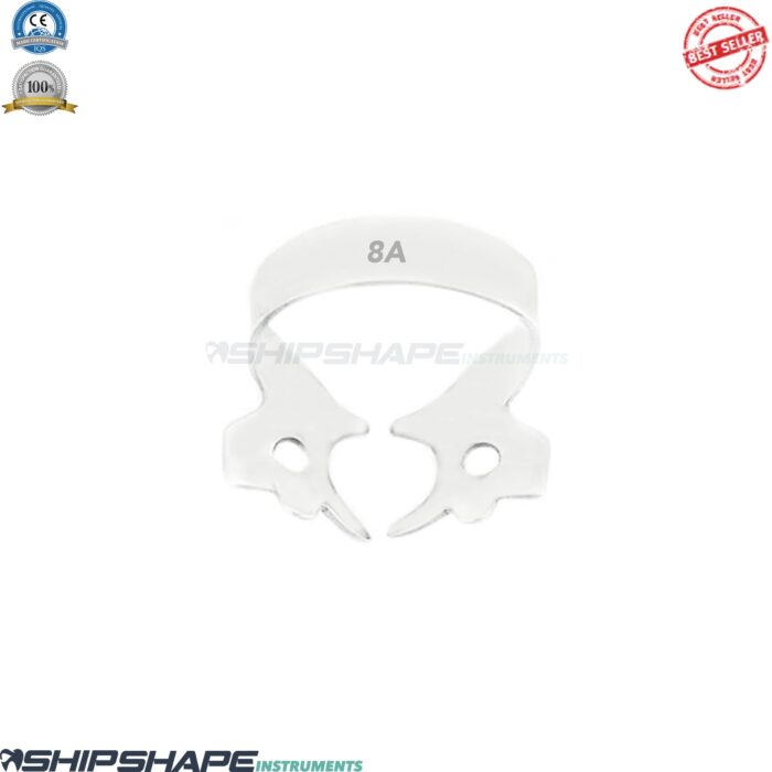 Dental Metal Rubber Dam Clamp Brinker UM For upper Molars, Especially for Erupted Tooth-0