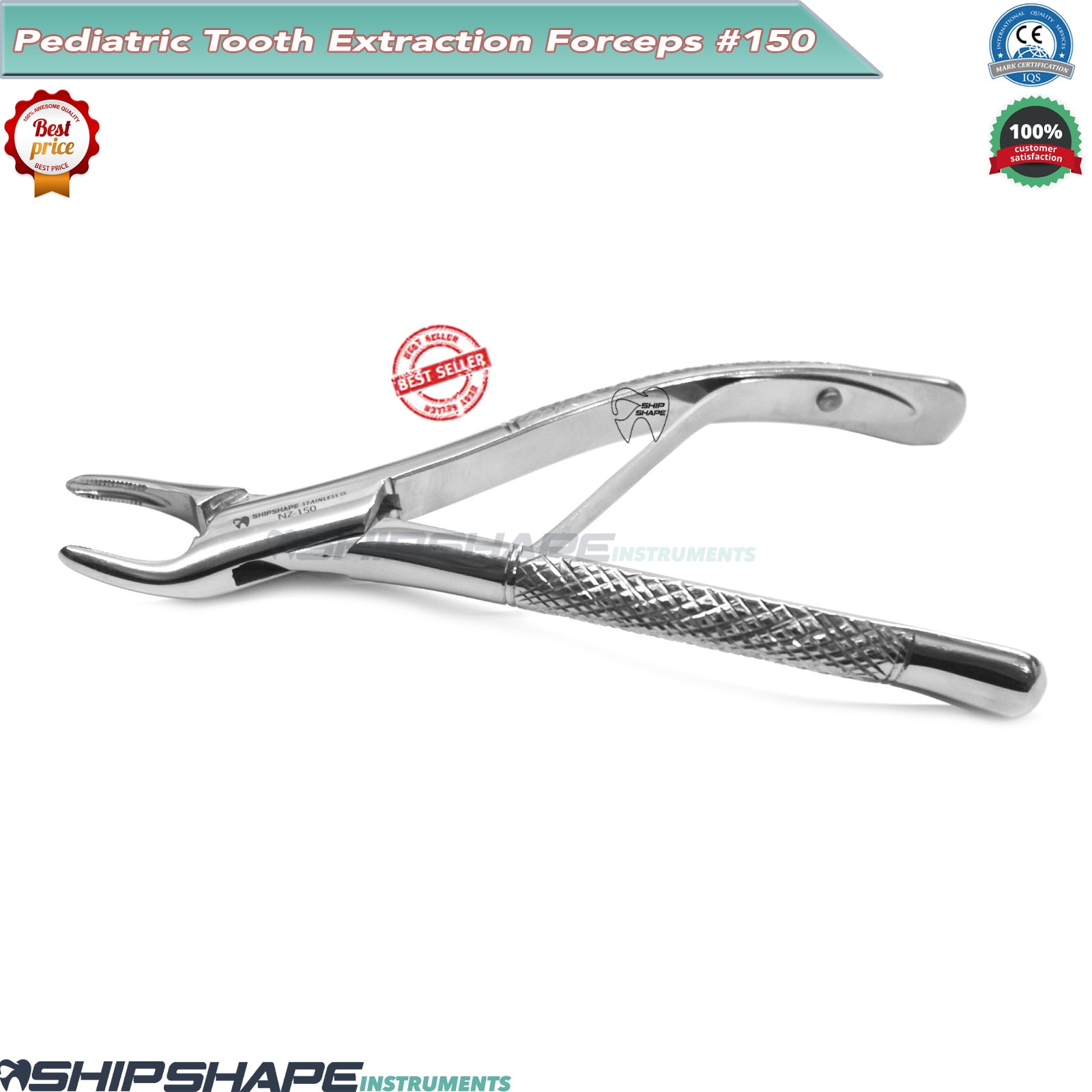 Extraction Forceps 150S Dental Surgical Pedo Tooth Extracting Forceps | Shipshape Instruments-1757 Extraction Forceps 150S Dental Surgical Pedo Tooth Extracting Forceps | Shipshape Instruments-1757