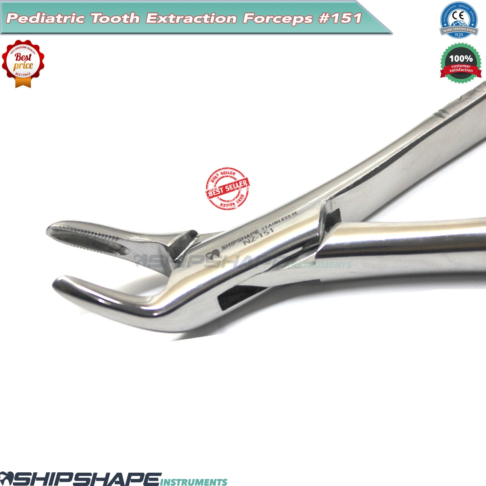 151S Pedo Forceps | NZ 151S Surgical Tooth Extracting / Extraction Forceps-1762 151S Pedo Forceps | NZ 151S Surgical Tooth Extracting / Extraction Forceps-1762