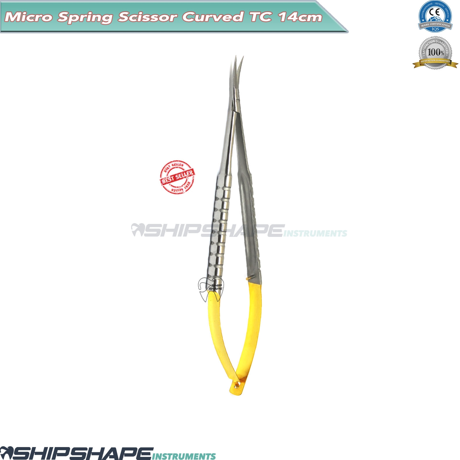 Professional MICRO Scissor Curved Dental Ophthalmic Spring Action Scissors TC-1779 Professional MICRO Scissor Curved Dental Ophthalmic Spring Action Scissors TC-1779