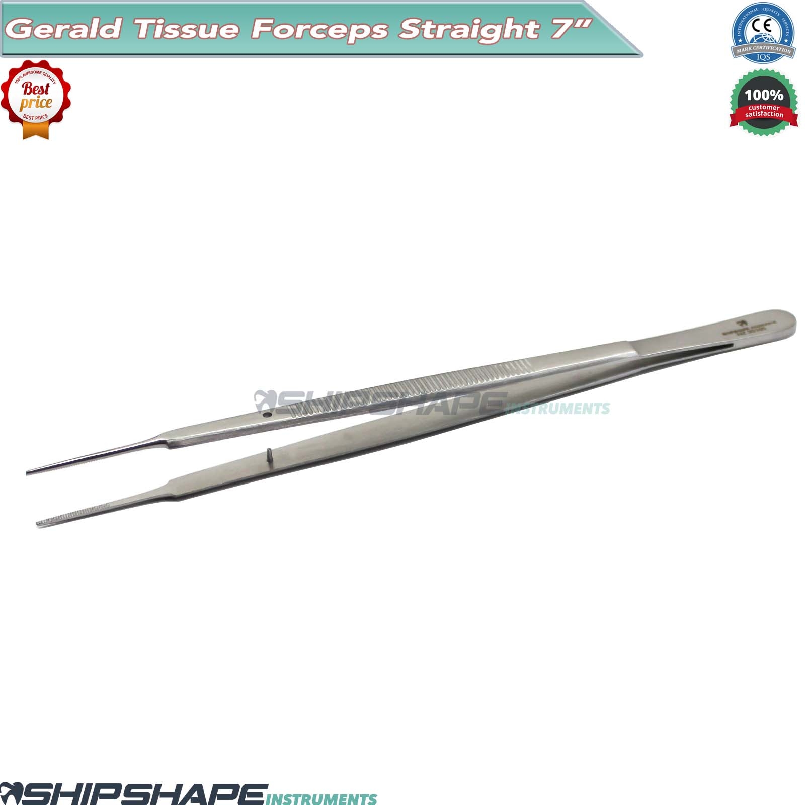 Gerald Tweezer Tissue Forceps Surgical & Veterinary 1x2 Teeth-1796 Gerald Tweezer Tissue Forceps Surgical & Veterinary 1x2 Teeth-1796