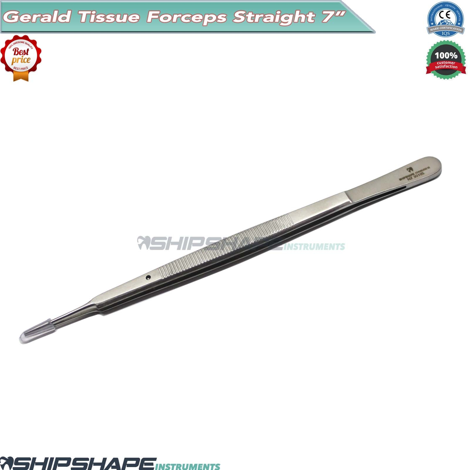 Gerald Tweezer Tissue Forceps Surgical & Veterinary 1x2 Teeth-1798 Gerald Tweezer Tissue Forceps Surgical & Veterinary 1x2 Teeth-1798