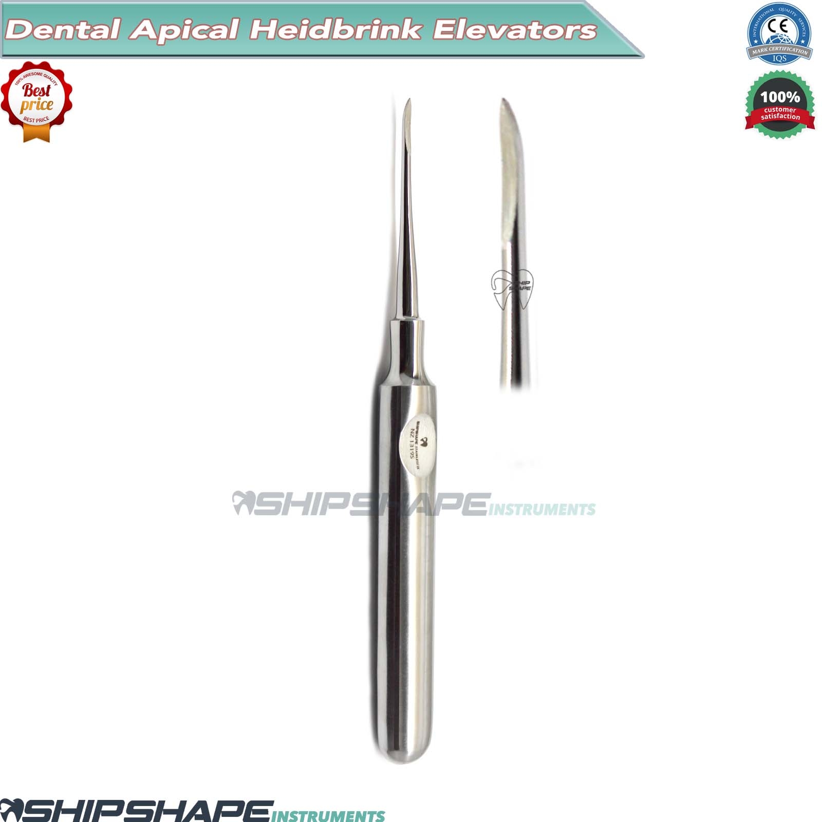 3 Pcs Dental Root Elevators Oral Surgery PDL Luxating Heidbrink Root Pick Elevator Shipshape-1784 3 Pcs Dental Root Elevators Oral Surgery PDL Luxating Heidbrink Root Pick Elevator Shipshape-1784