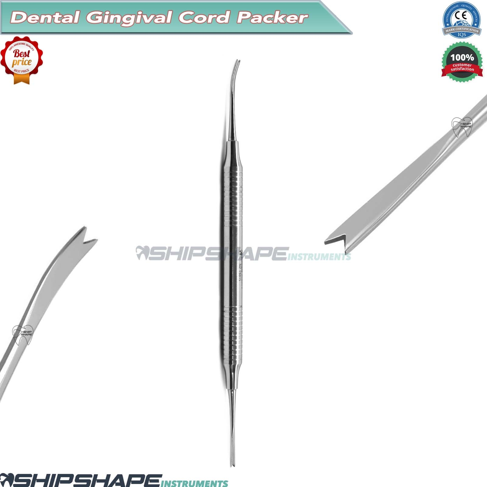 Dental Gingival Cord Packer Gum Retraction Cord Preparation Packing Instrument-1842 Dental Gingival Cord Packer Gum Retraction Cord Preparation Packing Instrument-1842