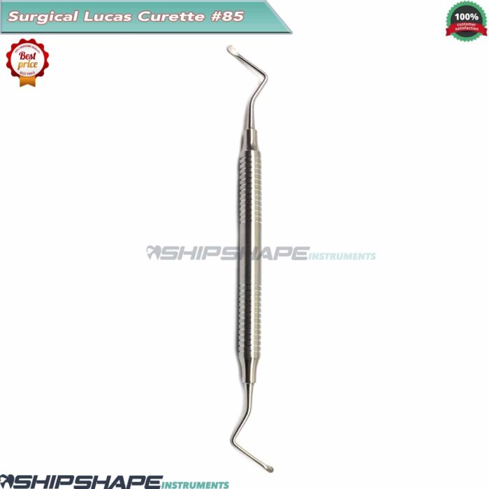 Lucas Curette 85, Dental Bone Curette Surgical Periodontal Instruments-0